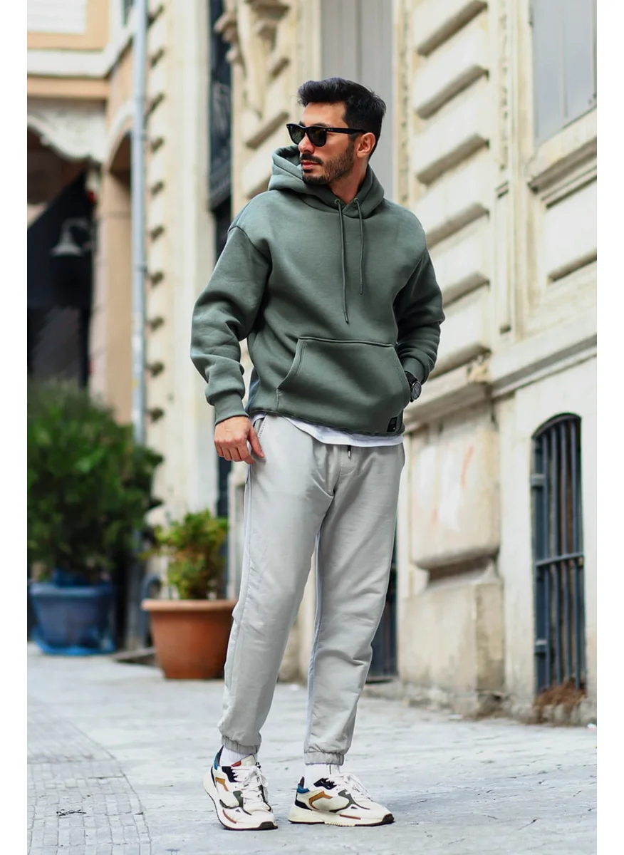 Valiberta Oversize Hoodie Basic Pocket Sweatshirt - Hoodie