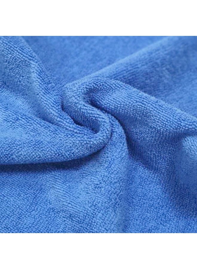 Polyte Microfiber Cleaning Cloth Ultrasonic Cut Edgeless, 14 x 14 in (36 Pack, Blue,Green,Yellow) - Image 3