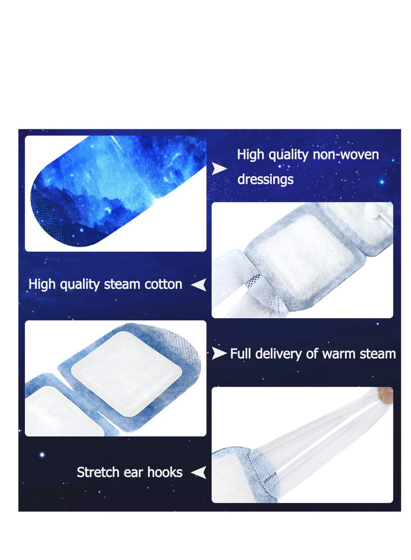 Excefore 10 Pieces Self Heating Steam Eye Mask, Disposable 40 ℃ Soothing Steam Eyes Mask, Suitable for Sleeping, Dry Eyes, Travel Essentials  - Image 3