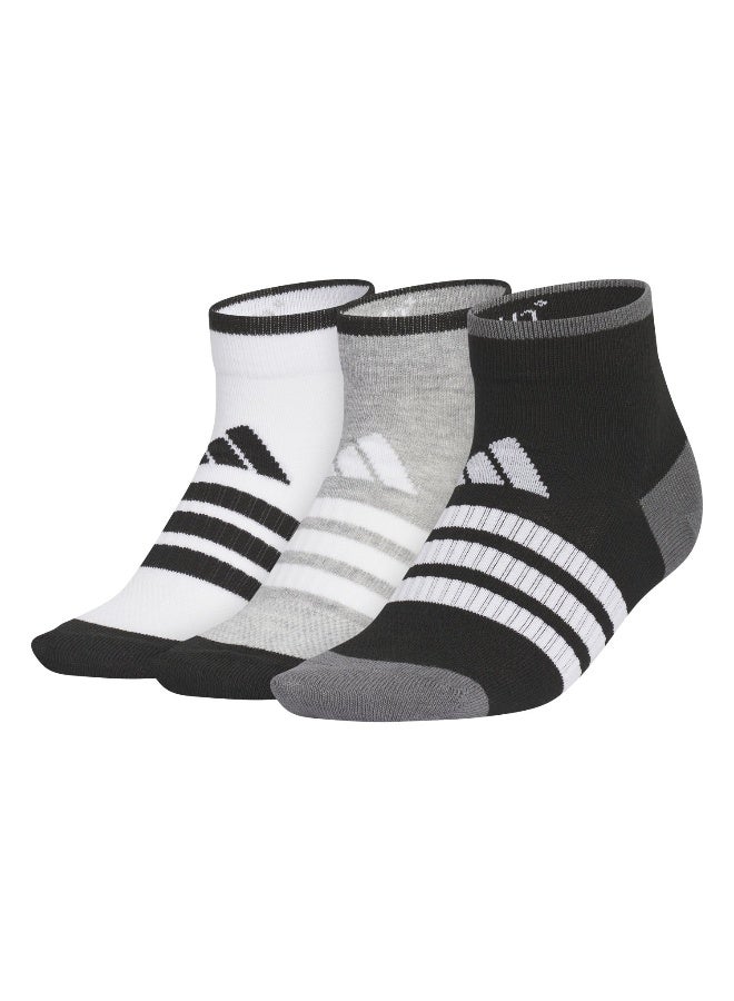 Adidas Kids Cc An 3P White Training Socks For Kids 5.5K - 7K - Image 1