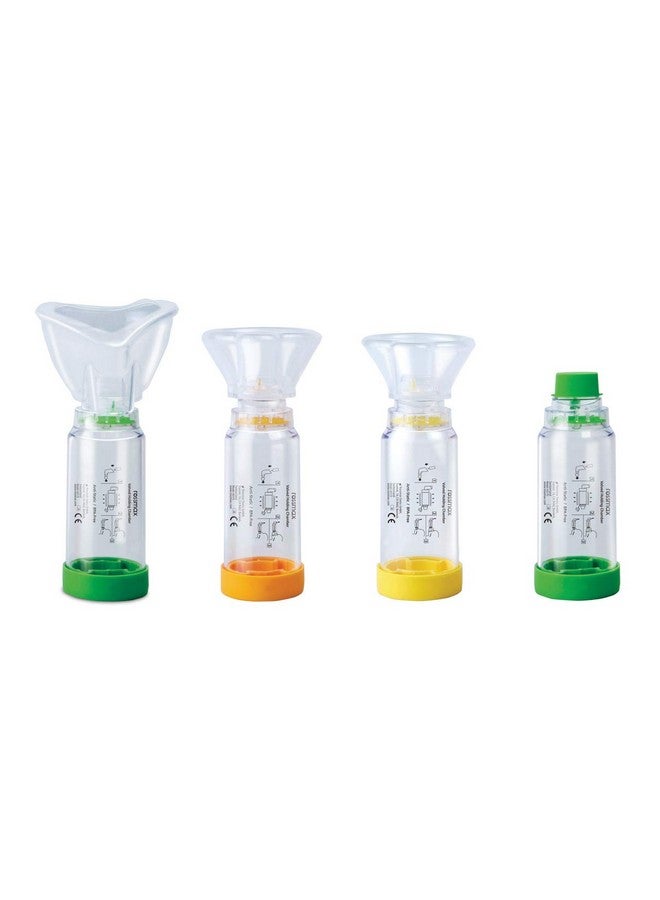 Rossmax Rossmax Valved Holding Chamber BPA-free for 5 years and Above Adults (Large ,Green)  - Image 2