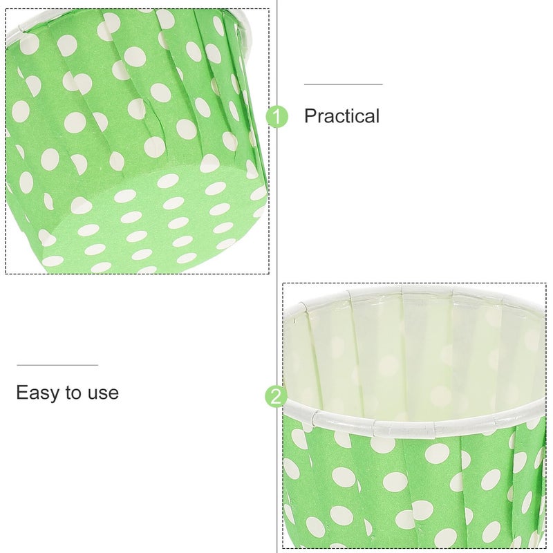 50 Pcs Greaseproof Nonstick Baking Cups Rolled Edges High Temperature Muffin Liners - Image 4