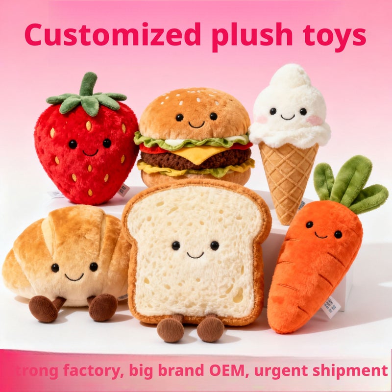 Custom Plush Toy Vegetable/Fruit Stuffed Animal - Image 1