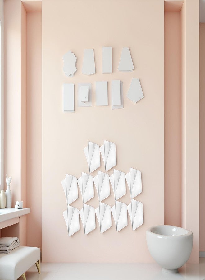 Jizlan 10Pcs Transparent Wall Mounted Replacement Sticky Pads for Kitchen Bathroom Shower Caddy Organizer Rack Holder Nail Free Adhesive Hooks Bathroom Accessories (Double-Sided Sticker) - Image 4