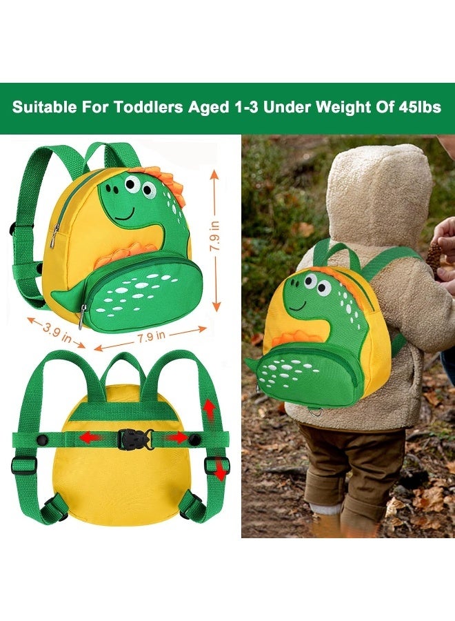 Accmor Toddler Harness Backpack with Leash, Cute kid Dinosaur Backpacks with Anti Lost Wrist Link - Image 2