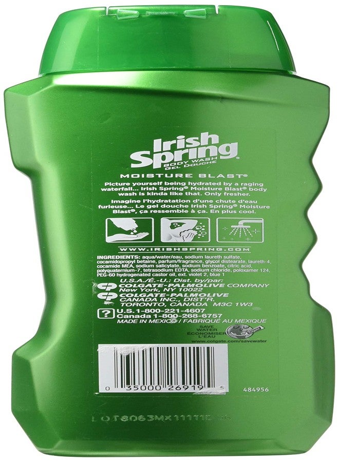 Irish Spring Body Wash, Moisture Blast 18 oz (Pack of 1 - Image 2