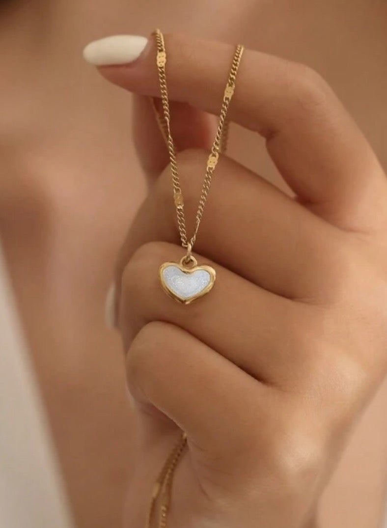 إيكوال سلسال نسائي أنيق مصنوع من الاستانلس ستيل مطلي باللون الذهبي - Image 1