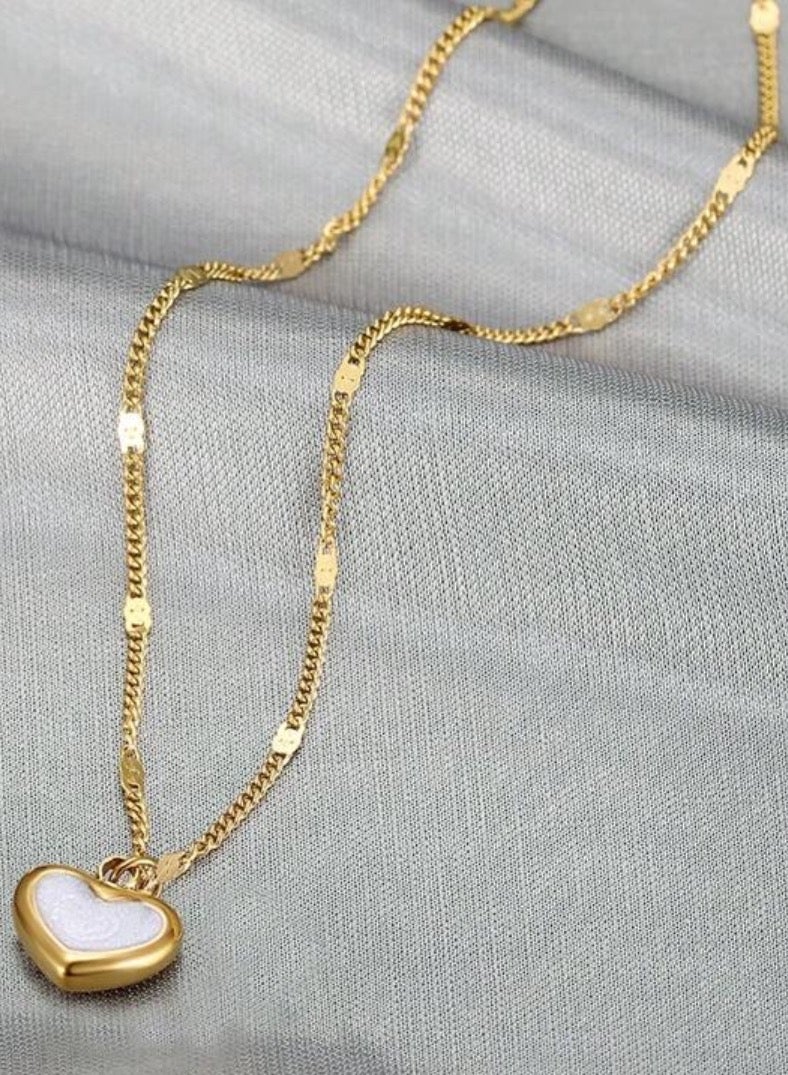 إيكوال سلسال نسائي أنيق مصنوع من الاستانلس ستيل مطلي باللون الذهبي - Image 2