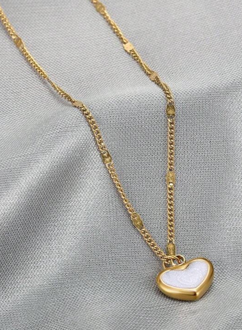 إيكوال سلسال نسائي أنيق مصنوع من الاستانلس ستيل مطلي باللون الذهبي - Image 3