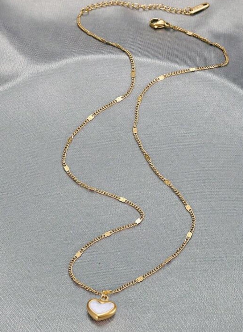 إيكوال سلسال نسائي أنيق مصنوع من الاستانلس ستيل مطلي باللون الذهبي - Image 4