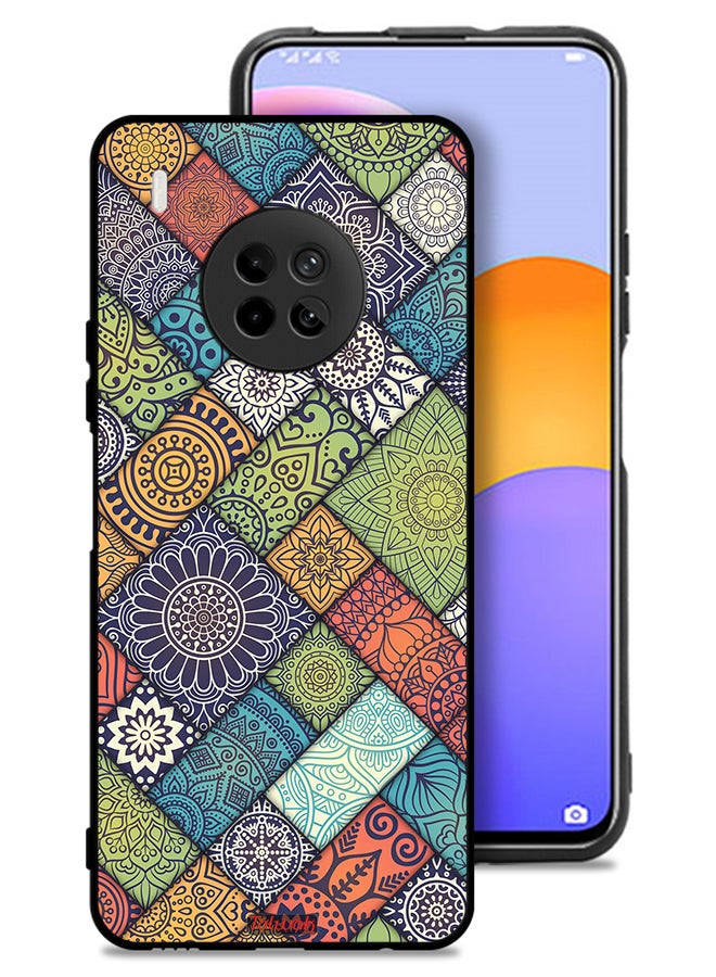 Tolwak غطاء حماية لهاتف هواوي Y9a بنمط ماندالا - Image 1