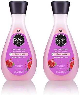 Cutex UltraCaring NonAcetone Nail Polish Remover 200ml Pack of 2 - Image 1