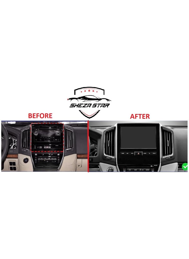 SHEZA STAR - Android Car Stereo for Toyota Land Cruiser VXR 2016-2021 1GB RAM 32GB ROM Mirror Link Wi-Fi BT, Radio GPS Navigation, 9 Inch IPS Touch Screen with AHD Camera Included - Image 1