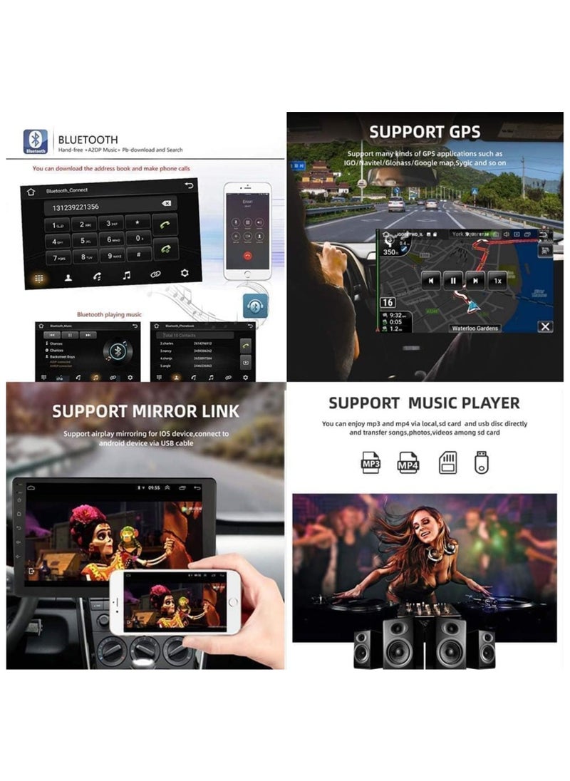 SHEZA STAR - Android Car Stereo for Toyota Land Cruiser VXR 2016-2021 1GB RAM 32GB ROM Mirror Link Wi-Fi BT, Radio GPS Navigation, 9 Inch IPS Touch Screen with AHD Camera Included - Image 1