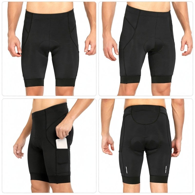 ARSUXEO Men Breathable Padded Short Quick-drying Cycling Shorts Biking Short Pants - Image 5