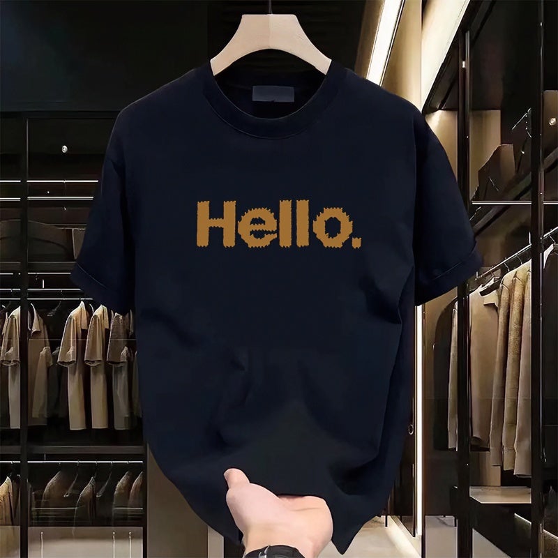 T-shirt short-sleeved men's summer versatile men's loose cotton half-sleeved 2026 new trendy versatile T-shirt top - Image 3