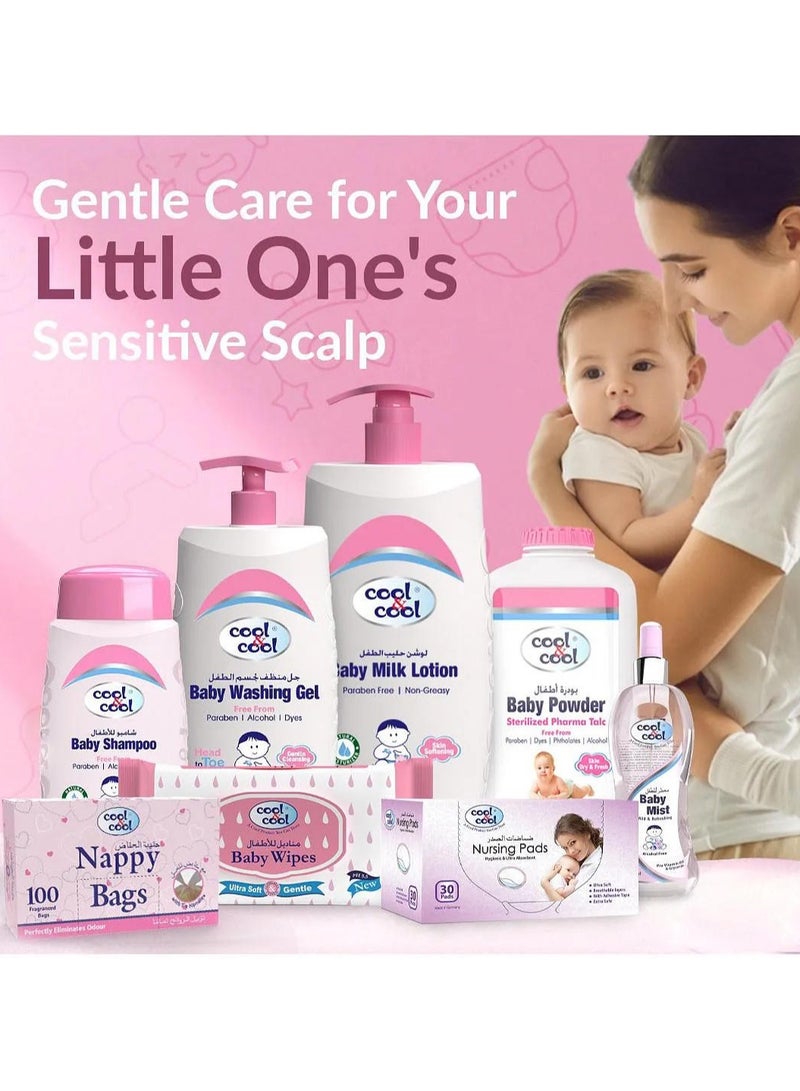 كول اند كول شامبو للأطفال خالي من الدموع وخالي من البارابين وخالي من الصبغة وزيت البابونج وفيتامين E بتركيبة خفيفة للغاية 250 مل - Image 2