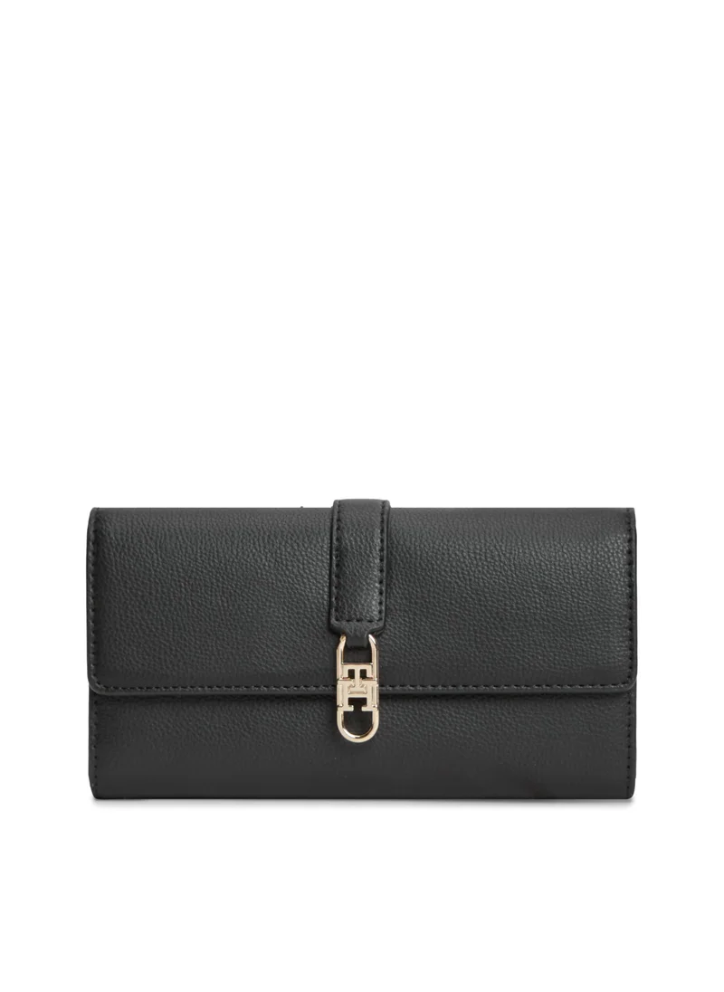 TH Monogram Flap Wallet