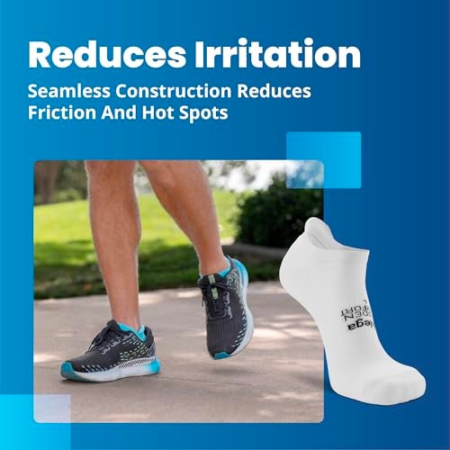 Balega Hidden Comfort Performance No Show Athletic Running Socks for Men and Women (1 Pair), Zest Lemon, X-Large - Image 5
