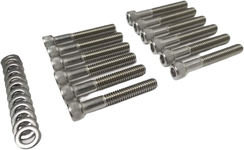 Z Whip SBF Stainless-Steel Intake Manifold Bolt Kit for Ford Small Block V8 Engines - Image 4