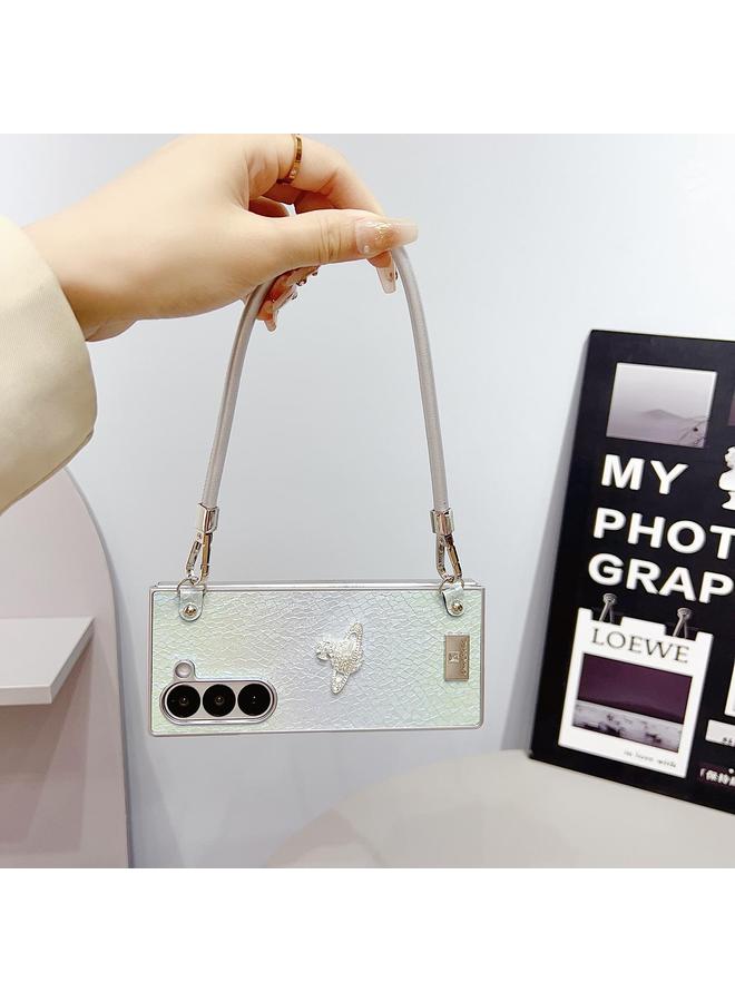 اس-توب جراب لهاتف Samsung Galaxy Z Fold4 5G Kirin Pattern بتغطية كاملة مع حزام معصم - Image 5