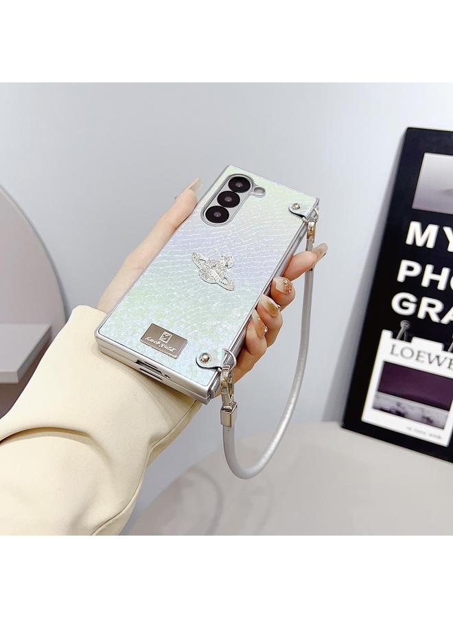 اس-توب جراب لهاتف Samsung Galaxy Z Fold4 5G Kirin Pattern بتغطية كاملة مع حزام معصم - Image 4