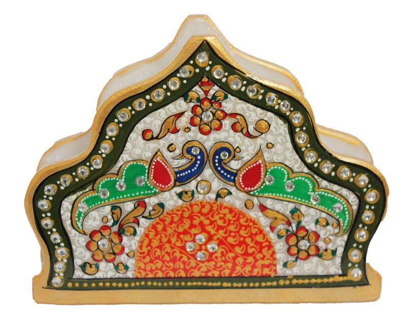 Dekor World Painted Marble Napking Holder - Image 5