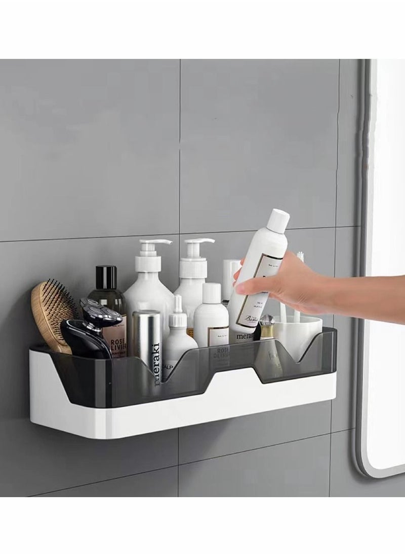 HomarKet Shower Caddy Adhesive Shower Shelf for Bathroom 2 Pack: Premium Bathroom Wall Organizer - No Drilling Shower Organizer - Adhesive Kitchen Storage Rustproof Storage Rack for Bathroom  - Image 4