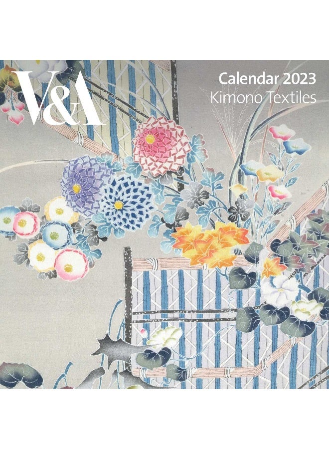 Flame Tree Publishing V&A: Kimono Textiles Wall Calendar 2023  - Image 1