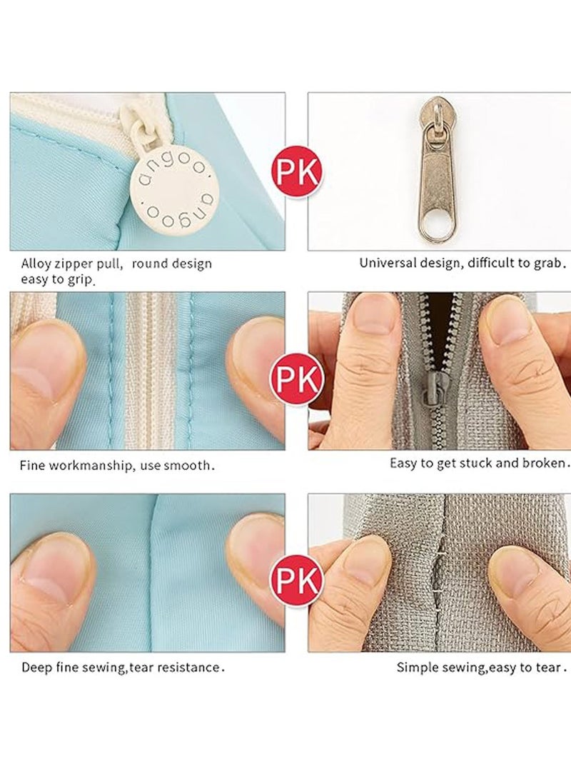 general Big Capacity Pencil Case Pouch Pen Case Simple Stationery Bag School College Office Organizer for Teens Girls Adults Student - Image 5