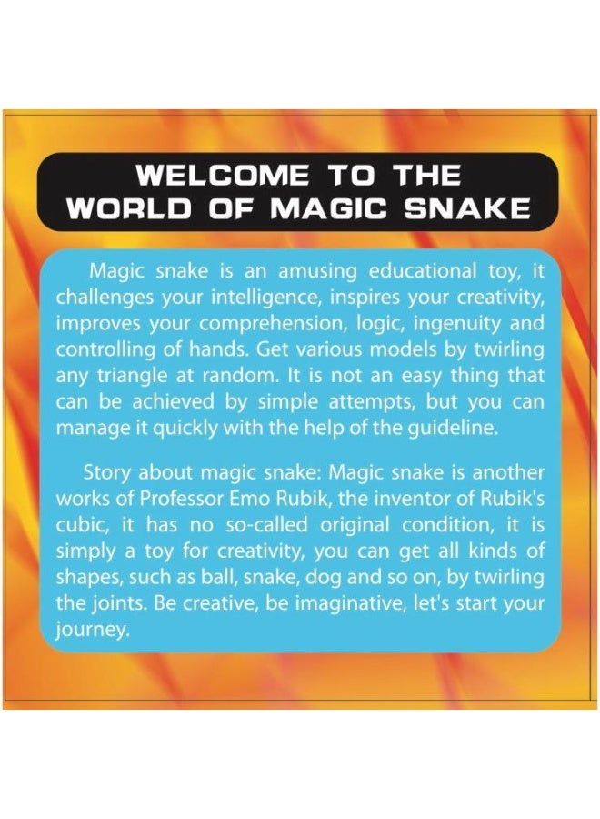 YJ Magic Snake Dinosaur Egg 36 parts Magic Ruler Puzzle - Image 5