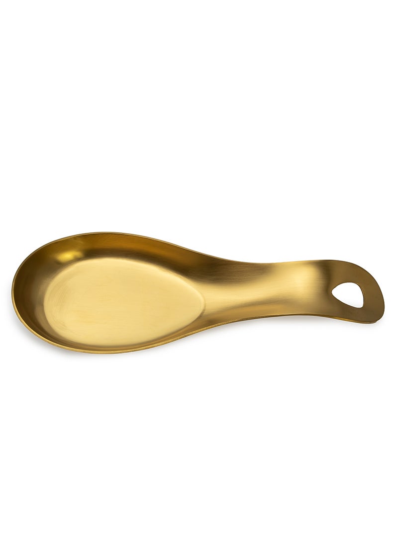 Cuisine Art Kitchen Tableware Spatula Holder Soup Spoon Matt Gold 21cm - Image 2