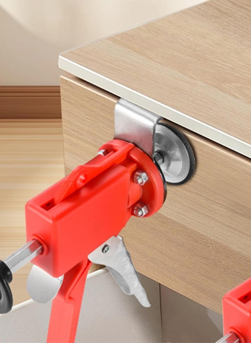 GGOOT Cabinet Installation Tools | Stainless Steel Drawer Front Clamps,Rust-Resistant, Precision Mounting Tool, Multifunctional Hardware For Home Improvement - Image 3