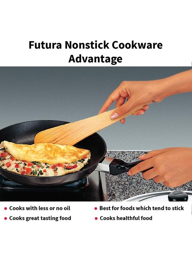 Hawkins Futura 20cm Nonstick Frying Pan, 3.05 Mm Thick With Ss Lid Induction Compatible, Black (INF20S) - Image 4