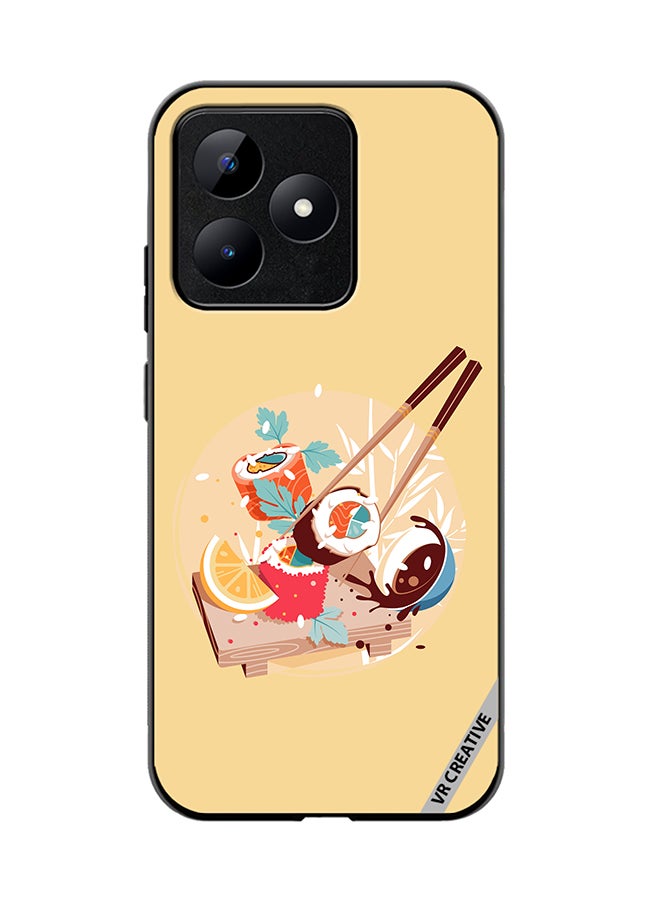 VR CREATIVE Protective Case Cover For Realme C53 Sushi Design Multicolour - Image 1