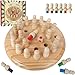 Gothink Wooden Memory Chess Matching Game 75 Inch Wooden Memory Match Stick Chess Board Game Educational Games for Kids Montessori Preschool Toy for Toddler Birthday Gift - Image 2
