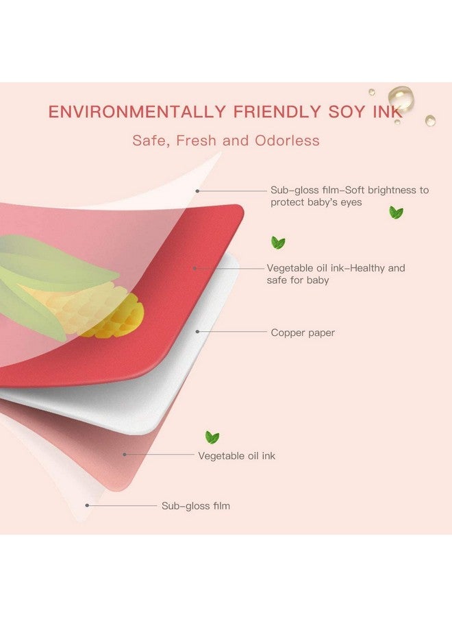 beiens بطاقات فلاش للأطفال بتباين عالٍ، 80 قطعة 160 صفحة ملونة بالأبيض والأسود لتحفيز البصر ونشاط التعلم للأطفال من عمر 0-3-6-12-36 شهرًا، 5.5'' × 5.5'' هدية ألعاب للأطفال حديثي الولادة - Image 4