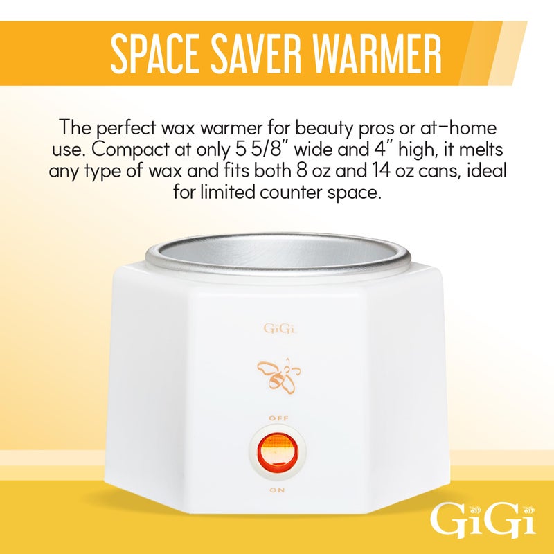 GiGi Hair Removal Wax Warmer, Waxing Kit, Space Saver, Compact, Accomodates 8 oz and 14 oz Wax Cans, 1 Pack - Image 3