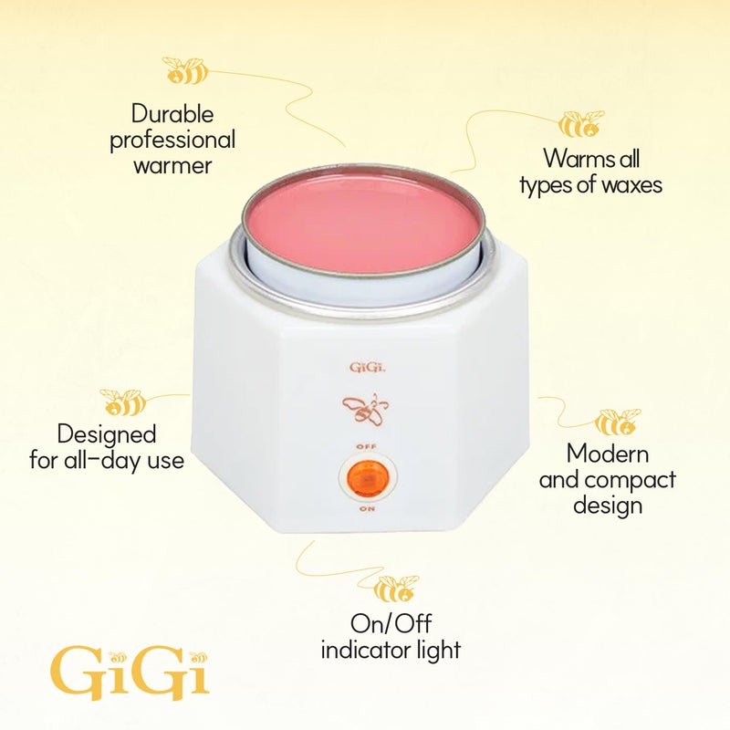 GiGi Hair Removal Wax Warmer, Waxing Kit, Space Saver, Compact, Accomodates 8 oz and 14 oz Wax Cans, 1 Pack - Image 4