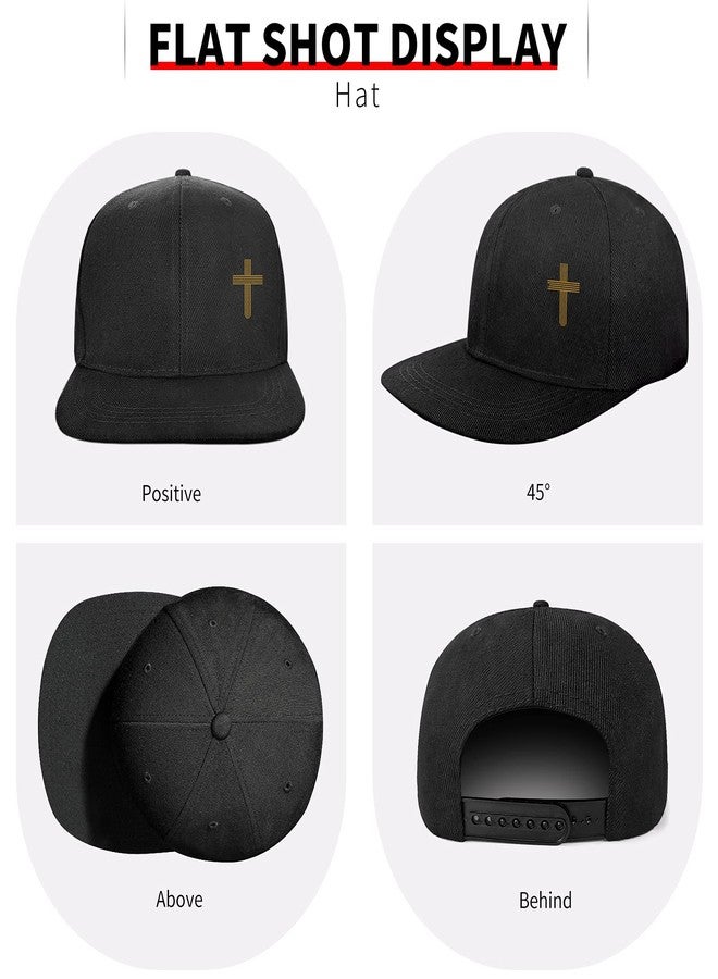 Negi Jesus Flat Bill Hat Snapback Hats for Men Baseball Cap Trucker Hats for Mens Adjustable Cool - Image 3