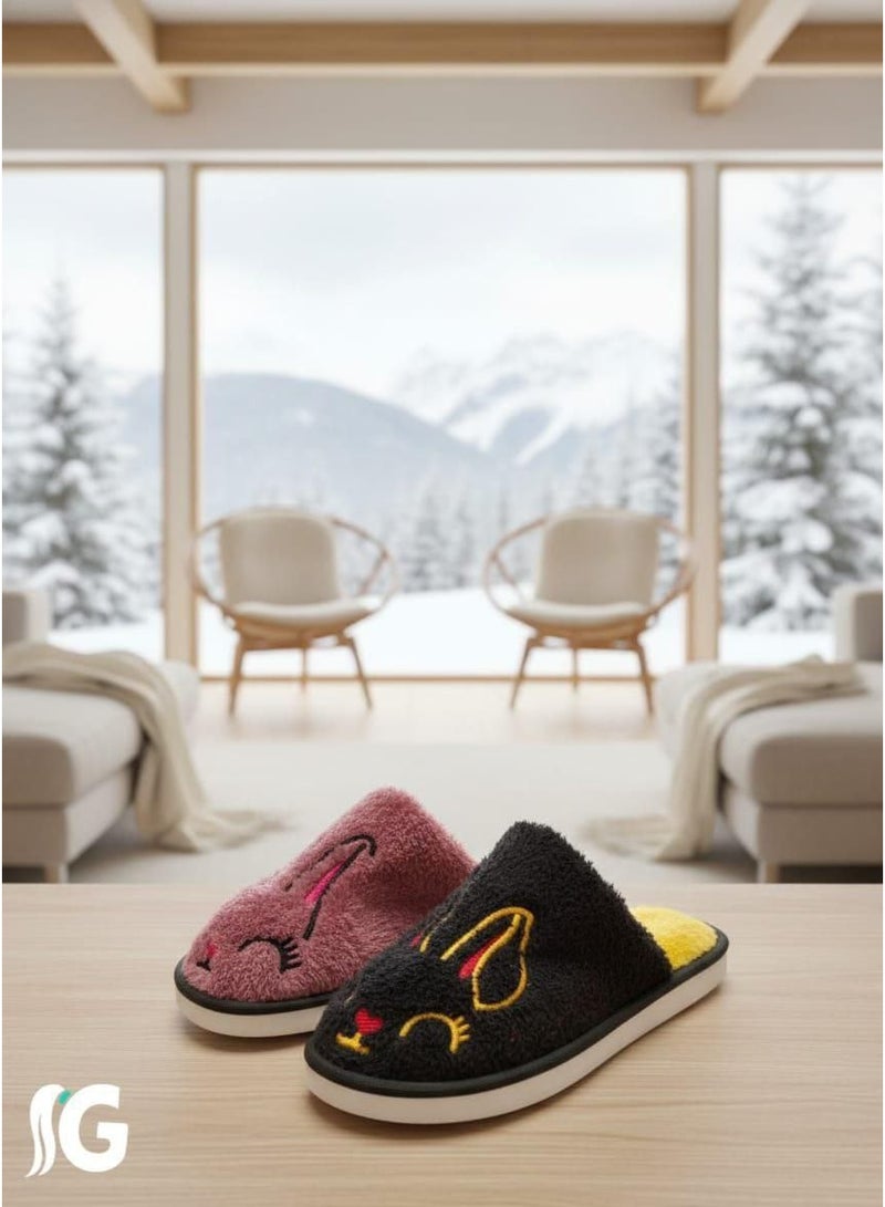 Women's winter sleeper, fur, rose color - Image 3