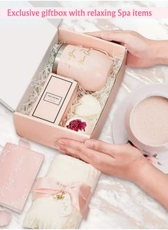 Reva Just For You Gift Box for Women - 9 PCS Relaxing Spa Gift Basket Set For Birthday Wedding Anniversary Special Occasions And New Year Present  - Image 3