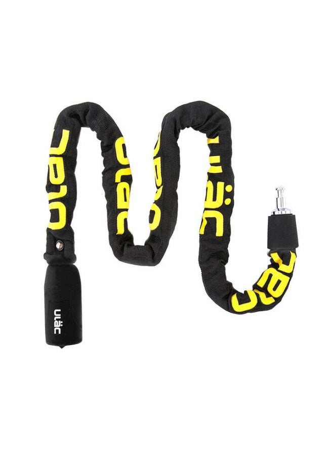Ulac Eurostile Steel Chain Lock Black - Image 1