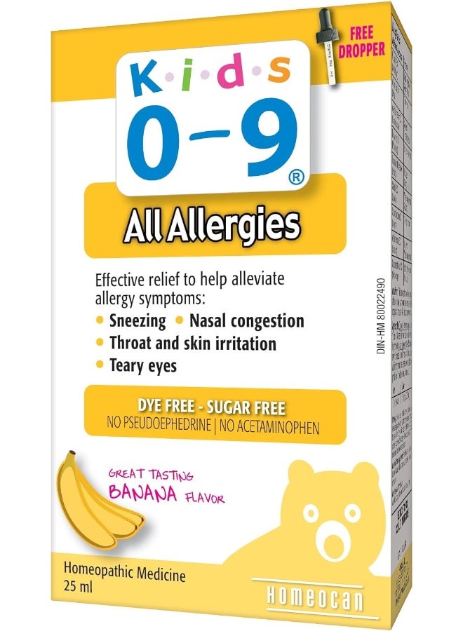 Homeocan Kids 0-9 All Allergies Drops, 25 ml - Image 1