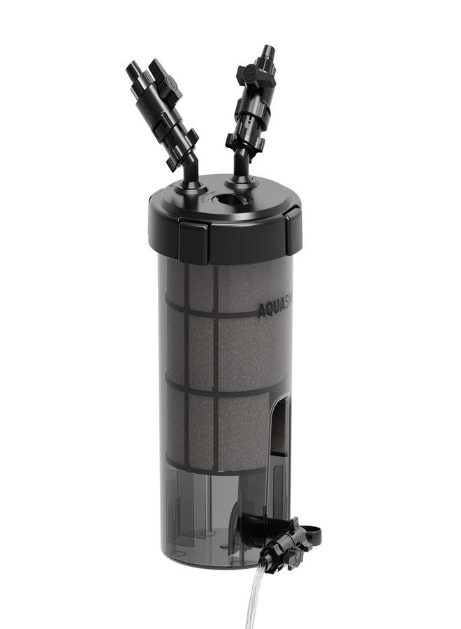 AQUASMITH Non-Powered Prefilter Canister Filters for Aquarium,Self-Cleaning Aquarium Filter,Forms Synergistic Filtration System with Main Canister Filter,Extends Main Filter Maintenance - Image 1