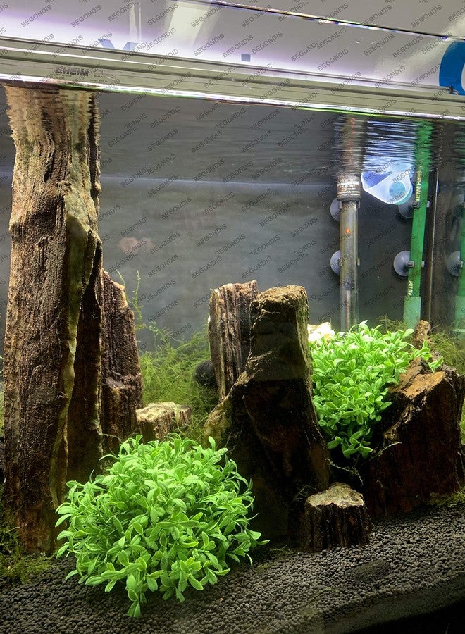 BEGONDIS Aquarium Decorations Fish Tank Artificial Green Water Plants Made of Silk Fabrics Plastic Safe for All Fish & Pets - Image 3