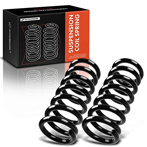A-Premium 2Pcs Front Suspension Coil Spring Set Compatible with Chevrolet Blazer 1998-2005, S10 & GMC Sonoma & Isuzu Hombre, Driver and Passenger Side, Replace# 15058962, 15059861 - Image 1