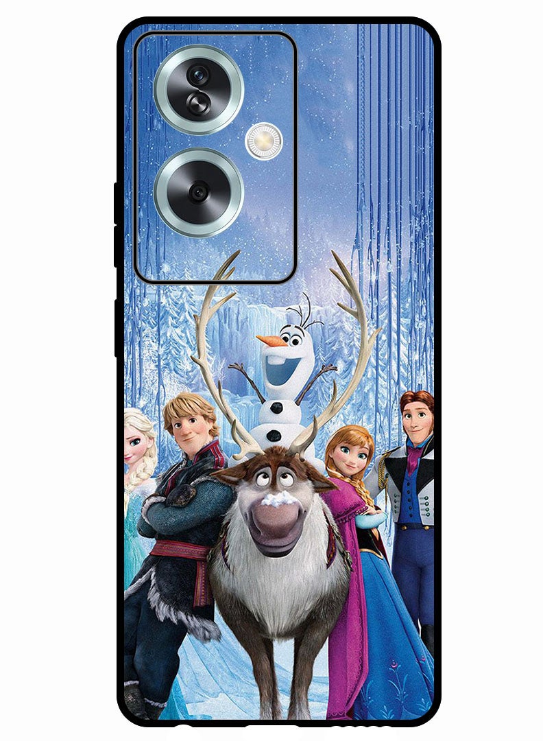 Theodor Protective Case Anti Scratch Shock Proof Bumper Cover For Oppo A2 Anna Elsa Ice - Image 1