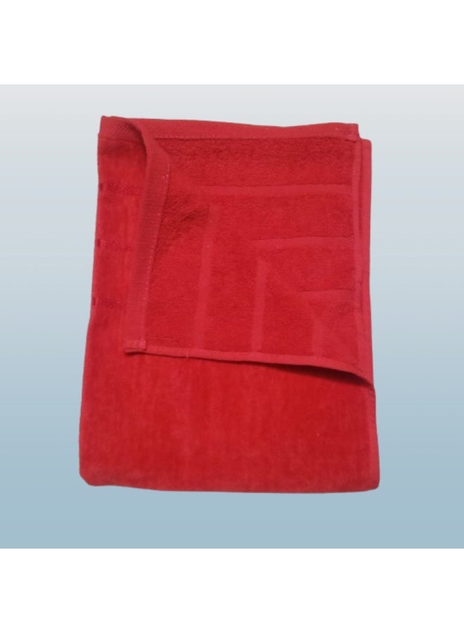 طقم فوطة وش قطن وش قطيفة مقاس 50x100 سم عدد 3 قطع جودة عالية - Image 4