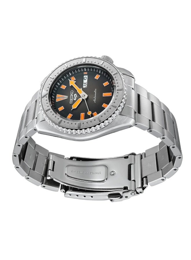 Seiko 5 Sports "Midnight Circuit" Racer's Heritage Special Edition Automatic Men’s Watch SRPL47K1, 42.5 mm Black Dial, Stainless Steel Case & Bracelet, 100 m WR - Image 4